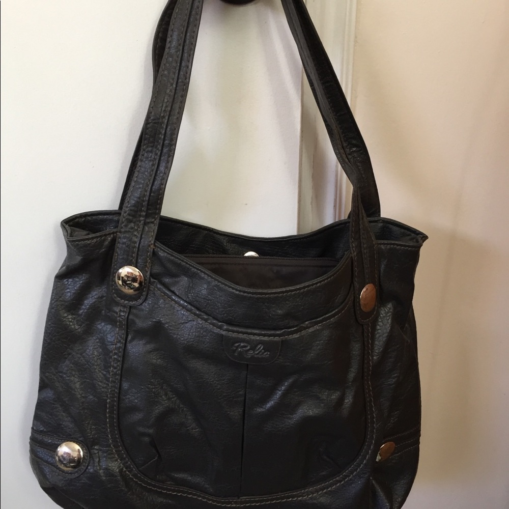 Relic grey handbag